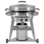 Evo Professional Wheeled Cart Flattop Propane Gas Grill - 10-0002-LP - Image 2