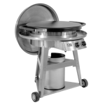 Evo Professional Wheeled Cart Flattop Propane Gas Grill - 10-0002-LP - Image 3