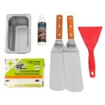 Evo Professional Wheeled Cart Flattop Propane Gas Grill - 10-0002-LP - Image 14