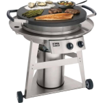 Evo Professional Wheeled Cart Flattop Propane Gas Grill - 10-0002-LP - Image 15