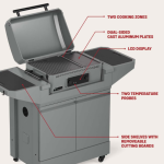 TYTUS Emberwood Electric Griddle w/ Grill and Prep Cart - TDT-CRT-EGRD - Image 4