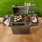 TYTUS Emberwood Electric Griddle w/ Grill and Prep Cart - TDT-CRT-EGRD - Image 6