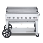 Crown Verity 48-Inch Mobile Propane Gas Griddle - CV-MG-48