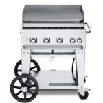 Crown Verity 30-Inch Mobile Propane Gas Griddle - CV-MG-30
