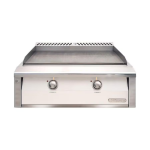 Alfresco 30-Inch Natural Gas Griddle in Signal White Matte - AXE-30GT-NG-SM9003