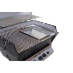 Broilmaster P3-SX Super Premium Propane Gas Grill On Black In-Ground Post - Image 2