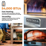 Fontana Forni Napoli Hybrid Pizza Oven - Anthracite - FTNAP-H-A - Image 6