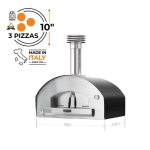 Fontana Forni Firenze Hybrid Pizza Oven on Cart - Anthracite - Image 4
