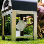 Fontana Forni Firenze Hybrid Pizza Oven on Cart - Anthracite - Image 11