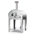 Fontana Forni Firenze Hybrid Pizza Oven on Cart - Stainless Steel
