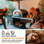 Fontana Forni Firenze Hybrid Pizza Oven on Cart - Stainless Steel - Image 8