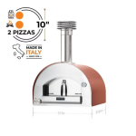 Fontana Forni Napoli Hybrid Pizza Oven - Red - FTNAP-H-R - Image 4
