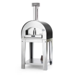 Fontana Forni Napoli Hybrid Pizza Oven on Cart - Anthracite - Image 13