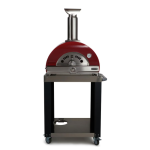 Coyote 30 Inch Freestanding Hybrid Propane Pizza Oven - Red