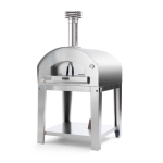 Fontana Forni Roma Hybrid Pizza Oven on Cart - Stainless Steel