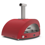 Alfa Moderno 5 Pizze Natural Gas Pizza Oven  - Antique Red - FXMD-5P-MROR-U - Image 2