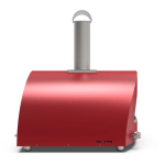 Alfa Moderno 5 Pizze Natural Gas Pizza Oven  - Antique Red - FXMD-5P-MROR-U - Image 4