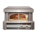Alfresco 30-Inch Built-In Natural Gas Outdoor Pizza Oven Plus in Signal Gray - AXE-PZA-BI-NG-S7004