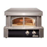 Alfresco 30-Inch Freestanding Countertop Natural Gas Outdoor Pizza Oven Plus in Jet Black Gloss - AXE-PZA-NG-S9005
