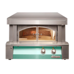 Alfresco 30-Inch Built-In Propane Outdoor Pizza Oven Plus in Light Green - AXE-PZA-BI-LP-S6027