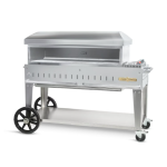 Crown Verity 48-Inch Mobile Natural Gas Pizza Oven - CV-PZ48-MB-NG