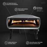 Witt Etna Fermo Propane Pizza Oven - Matte Stone - 80650061 - Image 4