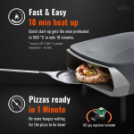 Witt Etna Fermo Propane Pizza Oven - Matte Stone - 80650061 - Image 5