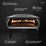 Witt Etna Fermo Propane Pizza Oven - Matte Black - 80650059 - Image 4