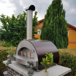 Alfa 4 Pizze 31-Inch Outdoor Countertop Wood-Fired Pizza Oven - Copper - FX4P-LRAM-T - Image 3