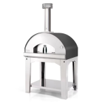 Fontana Forni Mangiafuoco Wood-Fired Pizza Oven On Cart - Anthracite - FTMF-A