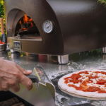 Alfa Nano 23-Inch Outdoor Countertop Wood-Fired Pizza Oven - Copper - FXMD-S-LRAM - Image 3