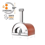 Fontana Forni Margherita Wood-Fired Pizza Oven - Red - FTMAR-R - Image 4