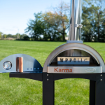WPPO Karma 25-in Wood Fired Pizza Oven w/ Black Cart - Black - WKK-01S-WS-Black - Image 3