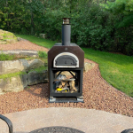 Chicago Brick Oven CBO-750 Mobile Stand Wood Fired Pizza Oven - Copper Vein - CBO-O-MBL-750-CV - Image 3