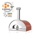 Fontana Forni Mangiafuoco Wood-Fired Pizza Oven - Red - FTMF-R - Image 4
