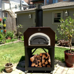 Chicago Brick Oven CBO-750 Mobile Stand Wood Fired Pizza Oven - Solar Black - CBO-O-MBL-750-SB - Image 2