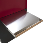 Forno Venetzia Bellagio 300 44-Inch Outdoor Wood-Fired Pizza Oven - Red - Image 3