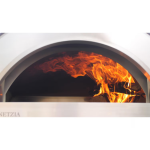 Forno Venetzia Bellagio 300 44-Inch Outdoor Wood-Fired Pizza Oven - Red - Image 5