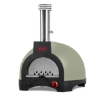 WPPO Infinity 66 Hybrid Refractory Cooking Oven w/ Wheeled Trolley - Olive Green - WKI66-OG - Image 2