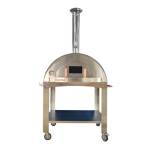 WPPO Karma 42-in Wood Fired Pizza Oven w/ Stainless Steel Cart - WKK-03S