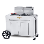 Crown Verity Double Tank Natural Gas Fryer - CV-PF-2NG