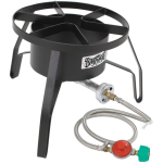 Bayou Classic High Pressure Outdoor Stove With Windscreen