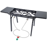 Bayou Classic Black Outdoor Stove With Dual High Pressure Gas Burners
