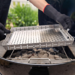 Weber Master Touch 26-Inch Charcoal Grill w/ Gourmet BBQ System Cooking Grate - Black - 1500064 - Image 20