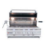 RCS Cutlass Pro 30 Inch Built-In Propane Grill w/ Ceramic Briquette Tray Flame Tamers -RON30BLP - Image 7