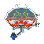 Magma Party Size Marine Kettle 3 Combination Stove & Gas Grill on Round Rail Mount - Image 6