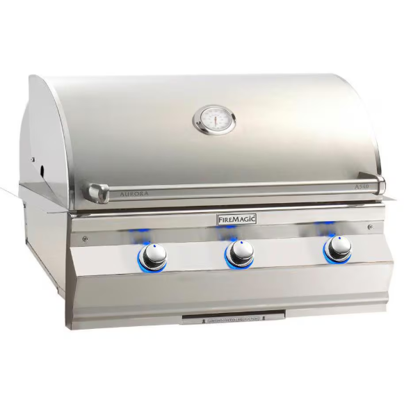 duttpack-3314 Fire Magic Aurora A540I 30-Inch Built-In Propane Gas Grill With Analog Thermometer - A540I-7EAP - Image 1