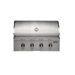 Coyote CL-Series 36-in 4-Burner Built-In Propane Grill w/ Lift-Assist Hood & Safety Valve - C3CL36LP