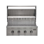 Coyote CL-Series 36-in 4-Burner Built-In Propane Grill w/ Lift-Assist Hood & Safety Valve - C3CL36LP - Image 2