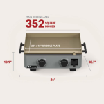 TYTUS Emberwood Portable Propane Griddle - TDT-GHS-GGRD - Image 3